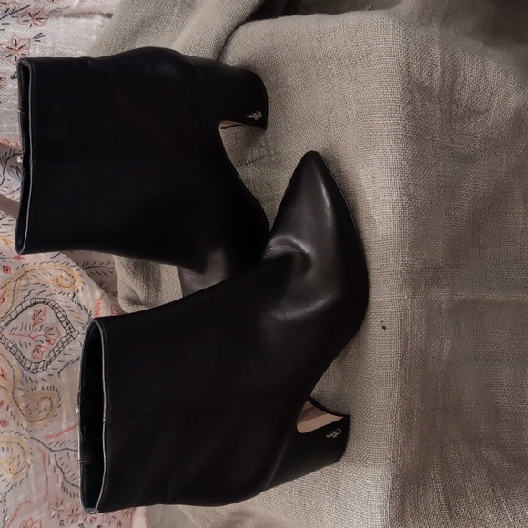 Sam Edelman Black leather boots size 9 - Picture 3 of 6